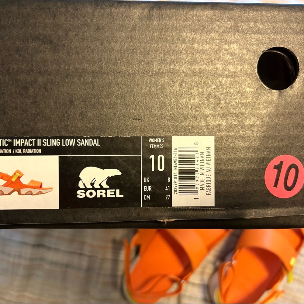 Sorel Orange Sandals - Picture 12 of 12